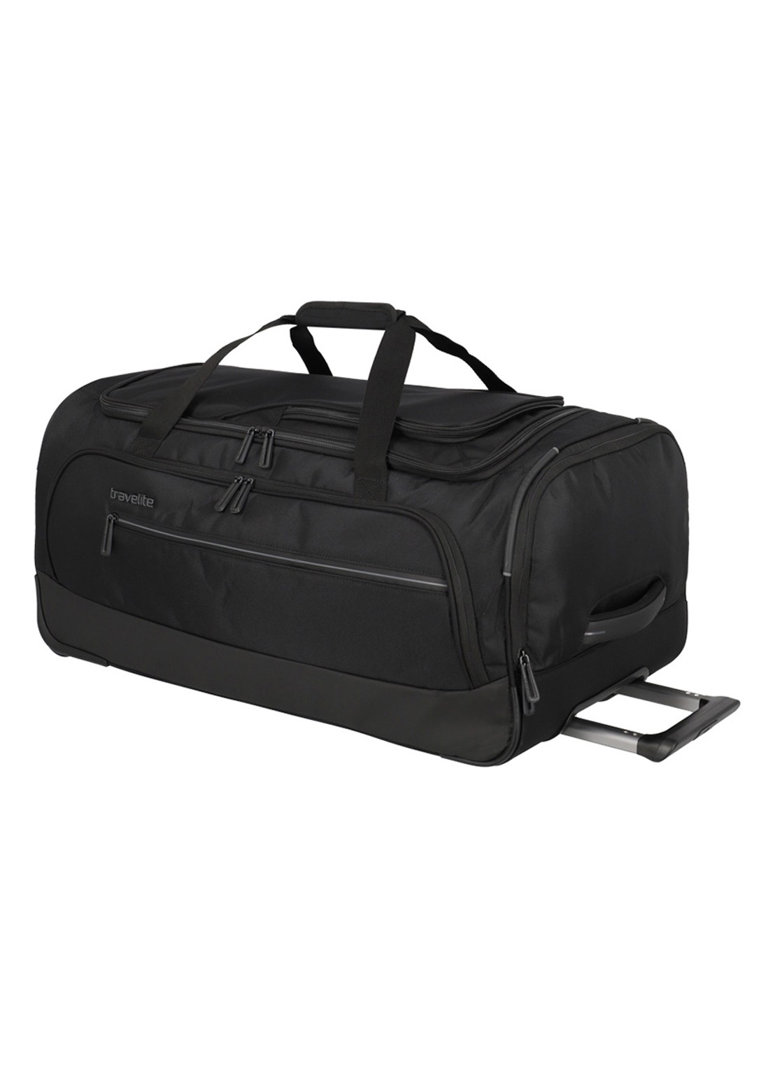 Travelite Crosslite M weekendtas  - voorkant zwart