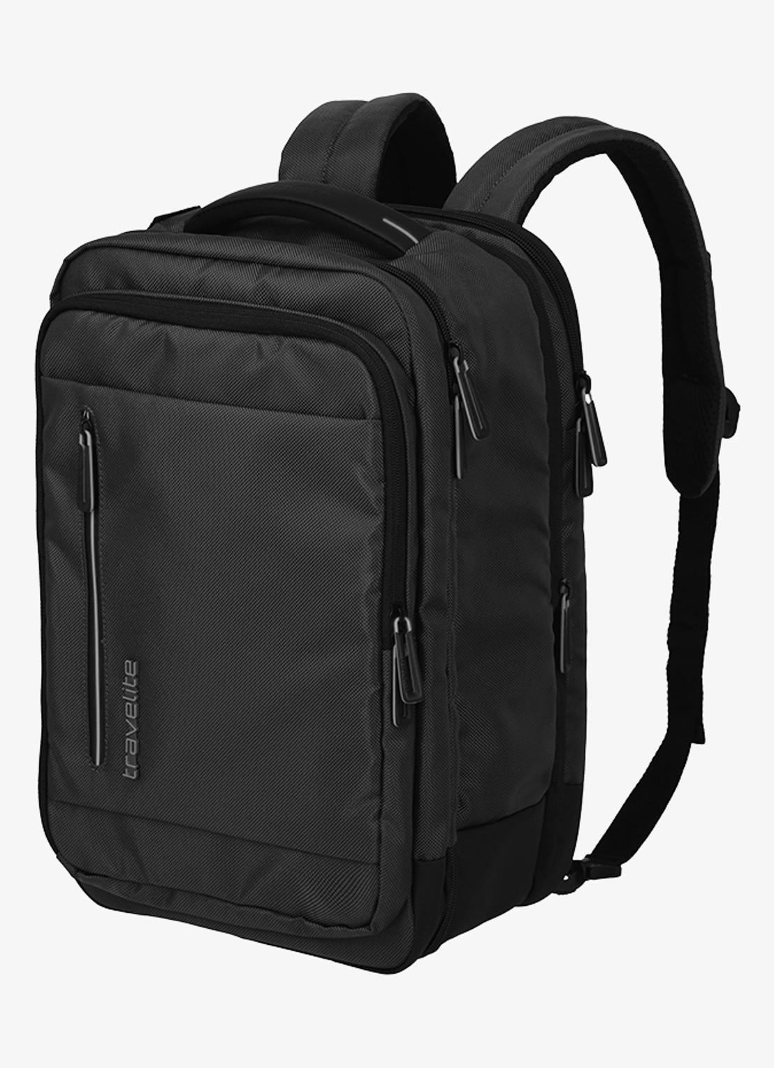Travelite Crosslite underseater rugzak met 15 inch laptopvak - detail 4 zwart