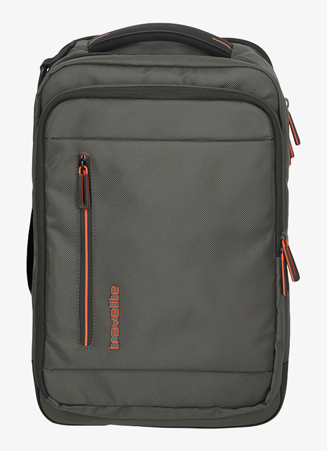Travelite Crosslite underseater rugzak met 15 inch laptopvak - voorkant 7 groen