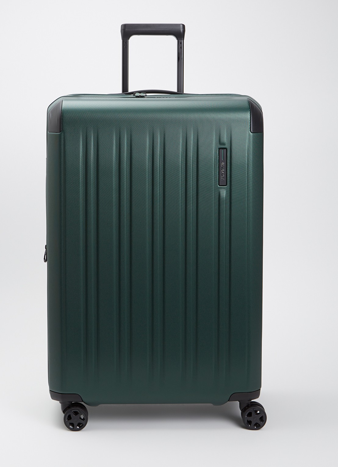 Travelite Dynamiic L vergrootbare spinner 76 cm - voorkant 3 donkergroen