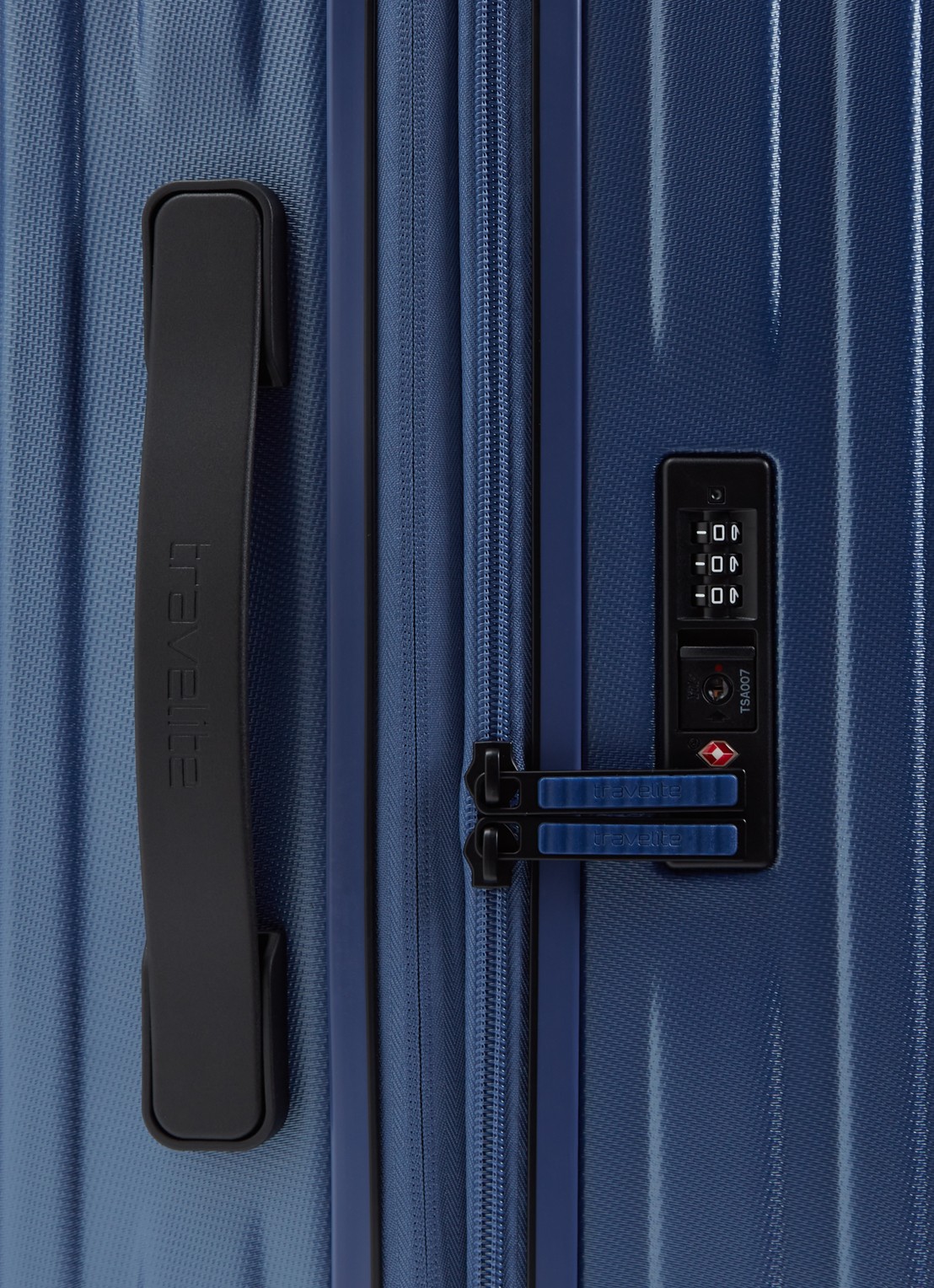 Travelite Dynamiic L vergrootbare spinner 76 cm - detail 4 blauw