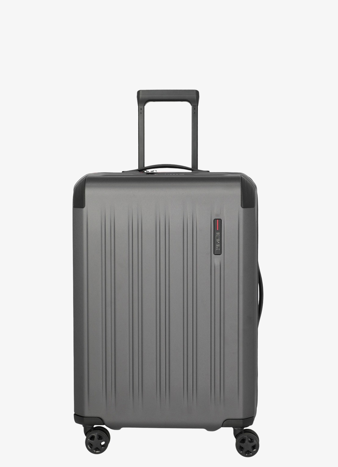 Travelite Dynamiic M vergrootbare spinner 66 cm - voorkant 2 grijs