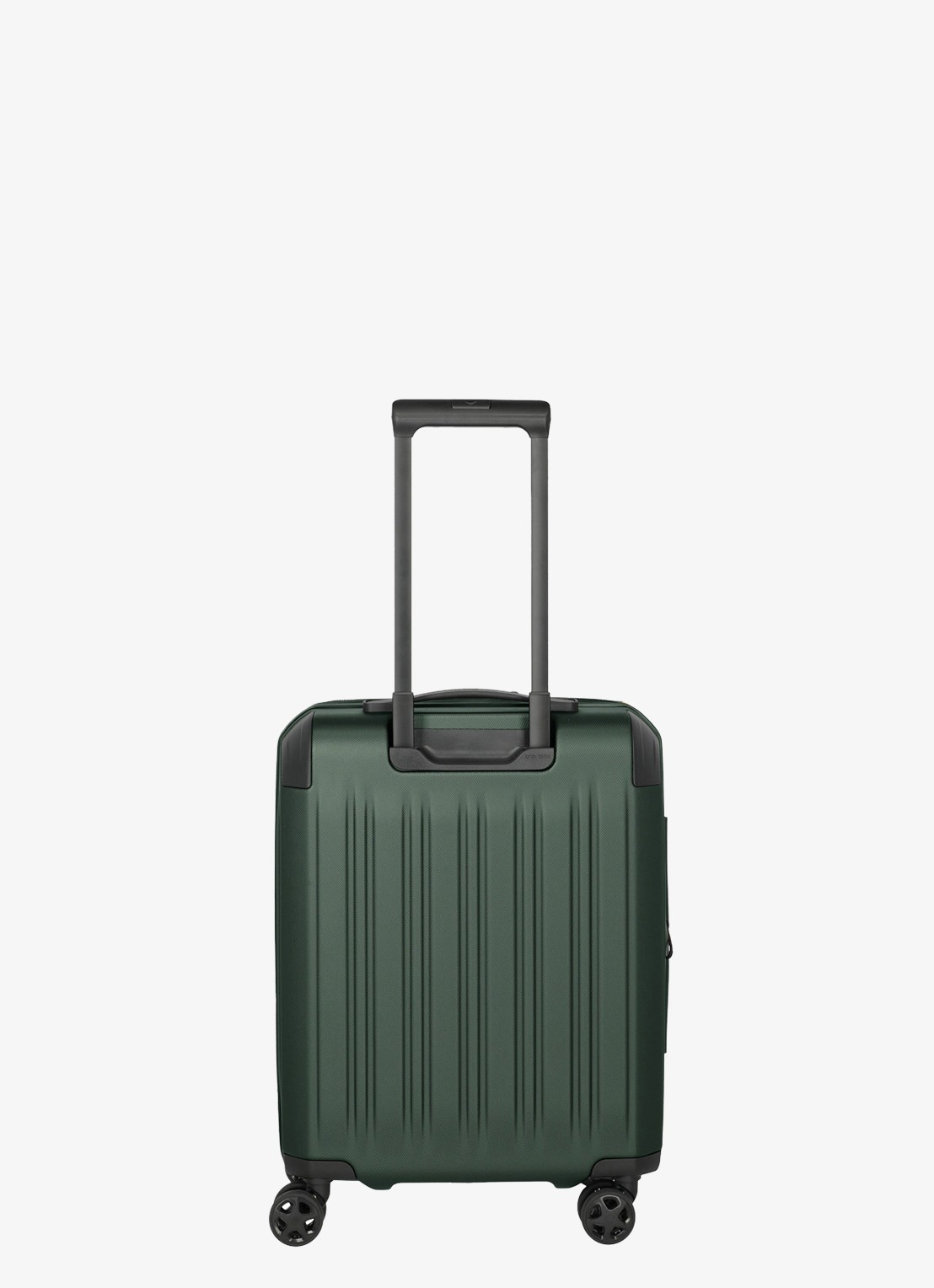 Travelite Dynamiic S vergrootbare spinner 55 cm - achterkant groen