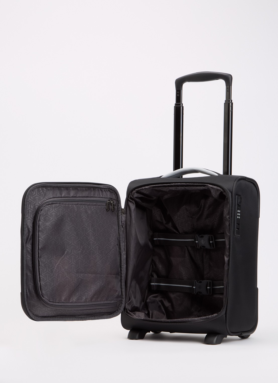 Travelite Jetpack Easy 2 Cabin trolley 40 cm - voorkant 2 zwart