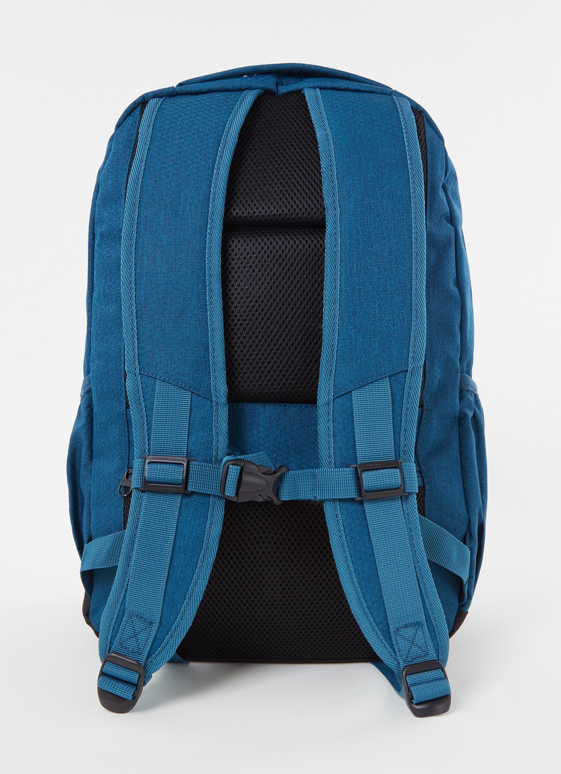 Travelite Kick Off L rugzak met 15,6 inch laptopvak - achterkant petrolgroen