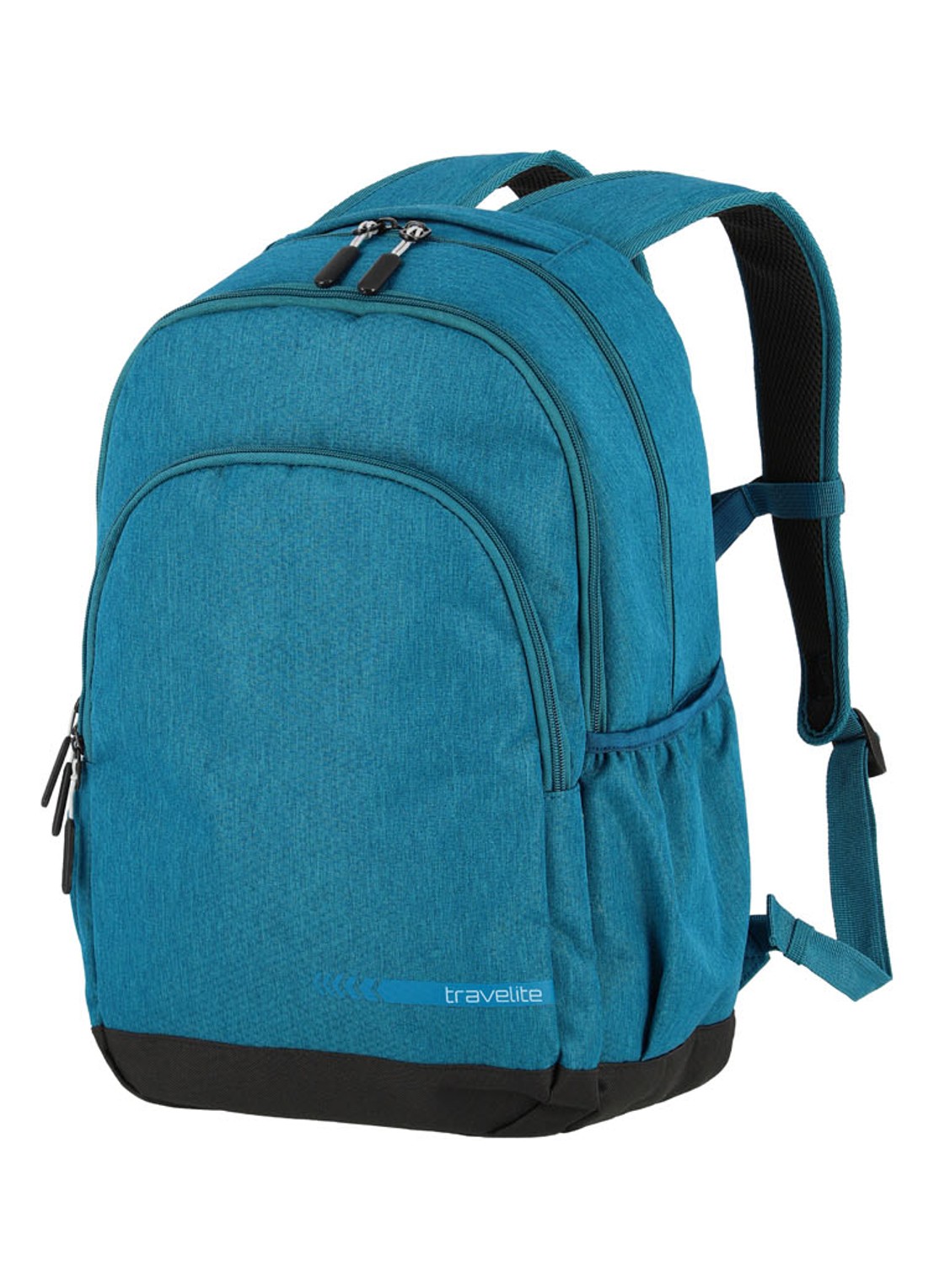 Travelite Kick Off L rugzak met 15,6 inch laptopvak - detail 4 petrolgroen