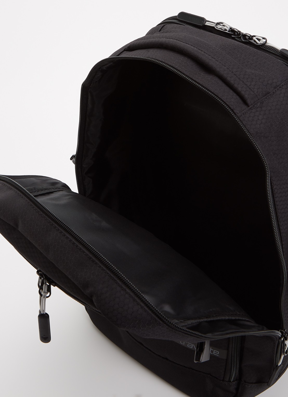 Travelite Kick Off rugzak met 13-inch laptopvak - detail 3 zwart