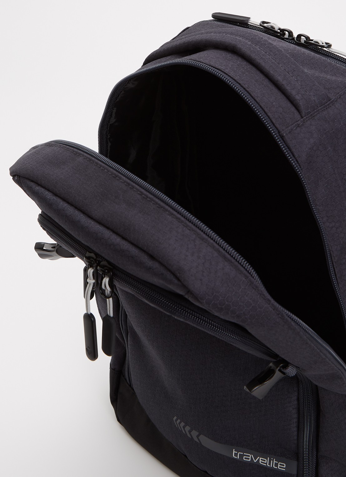 Travelite Kick Off rugzak met 13-inch laptopvak - detail 2 antraciet