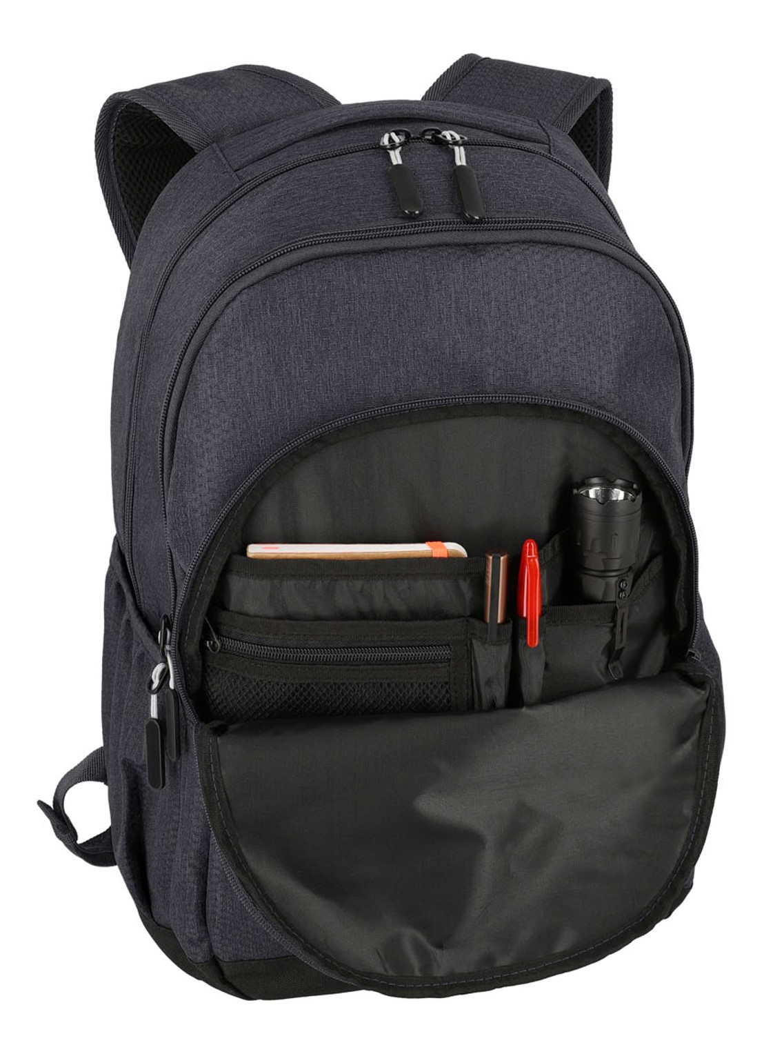 Travelite Kick Off rugzak met 15 inch laptopvak - detail 5 donkerblauw