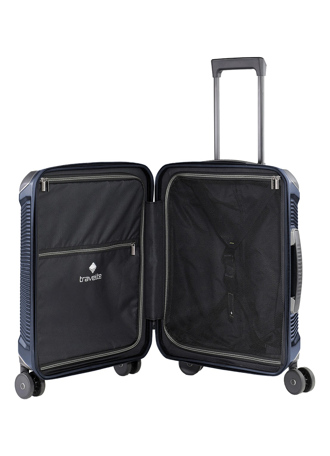 Travelite Millennium spinner 55 cm - detail donkerblauw