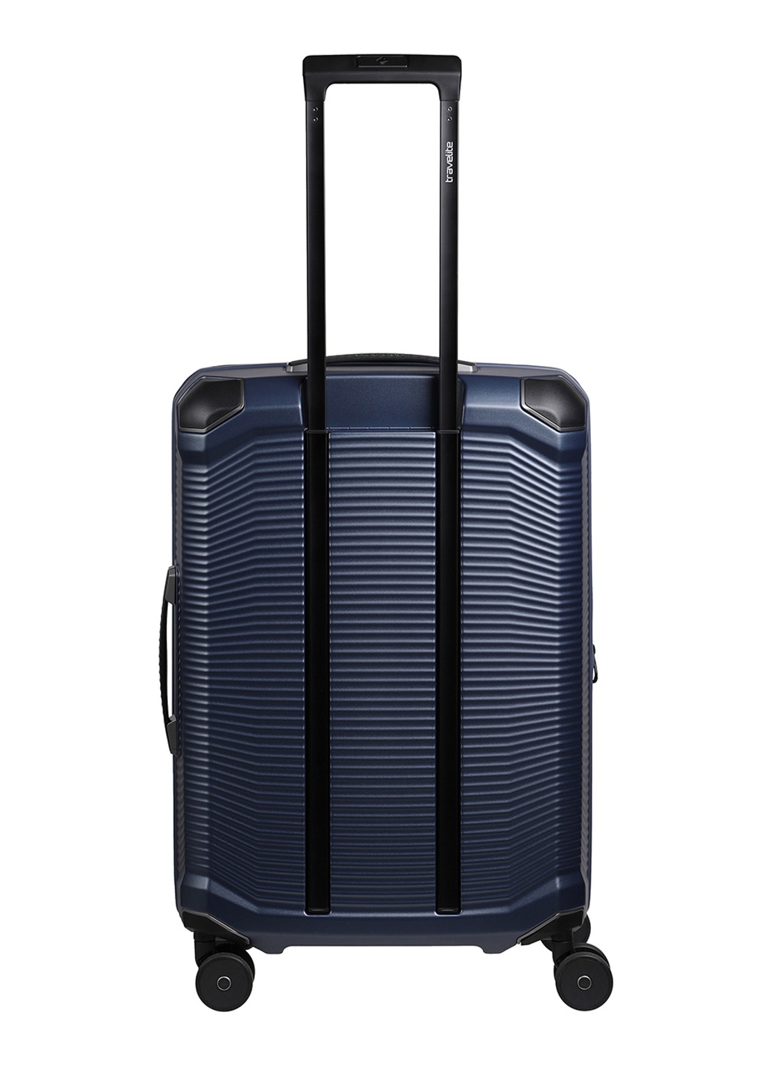 Travelite Millennium spinner 67 cm - achterkant donkerblauw