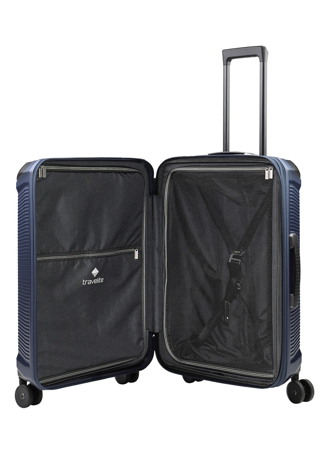 Travelite Millennium spinner 67 cm - detail 2 donkerblauw