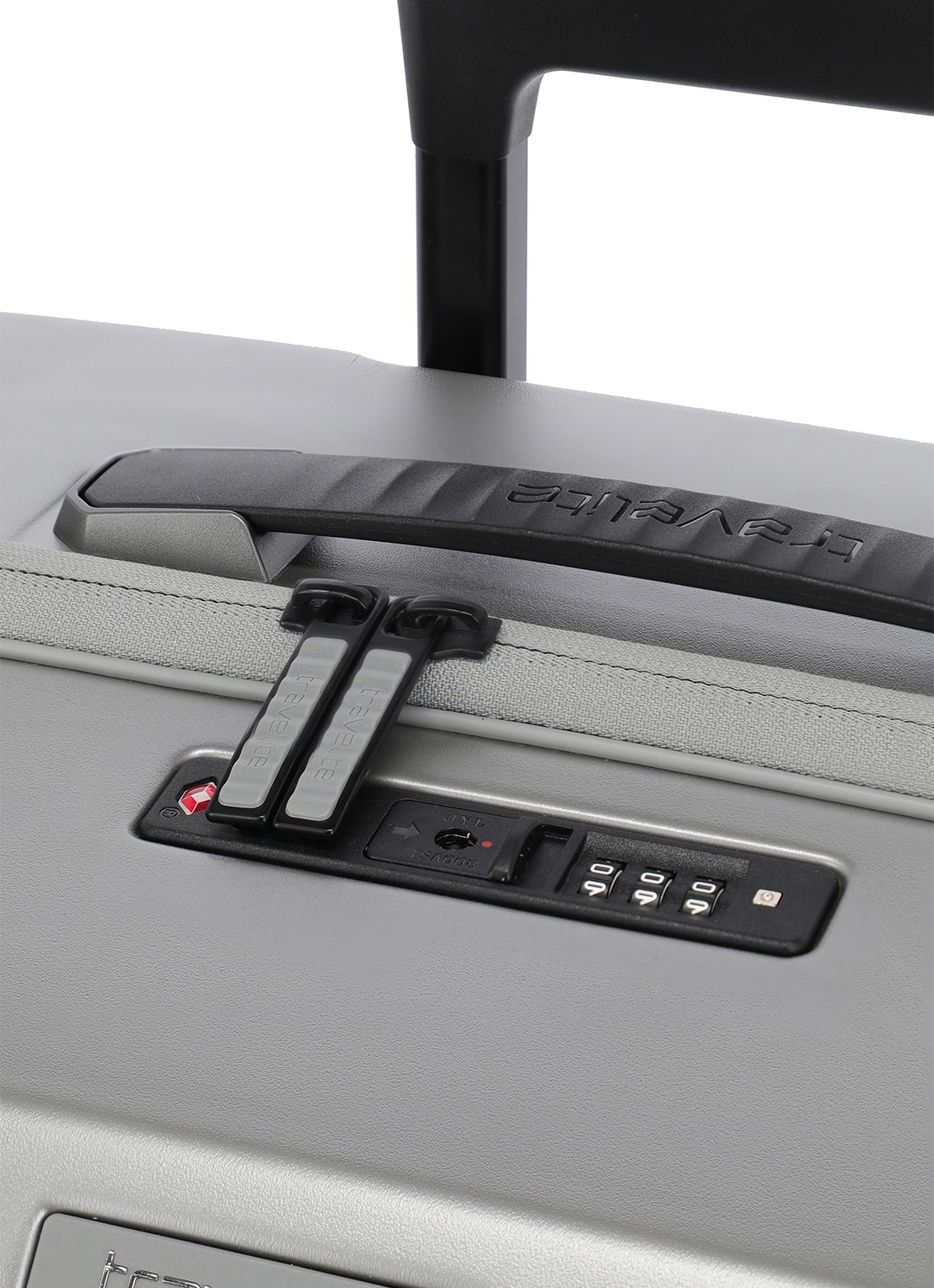 Travelite Millennium spinner 76 cm - voorkant 2 zilver