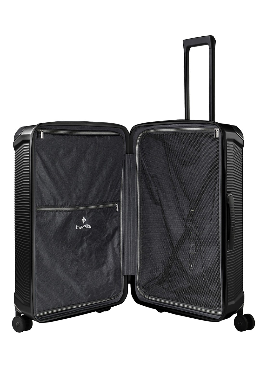 Travelite Millennium spinner 76 cm - detail 2 zwart