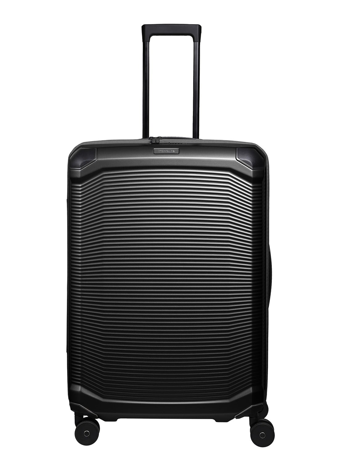 Travelite Millennium spinner 76 cm - voorkant 6 zwart