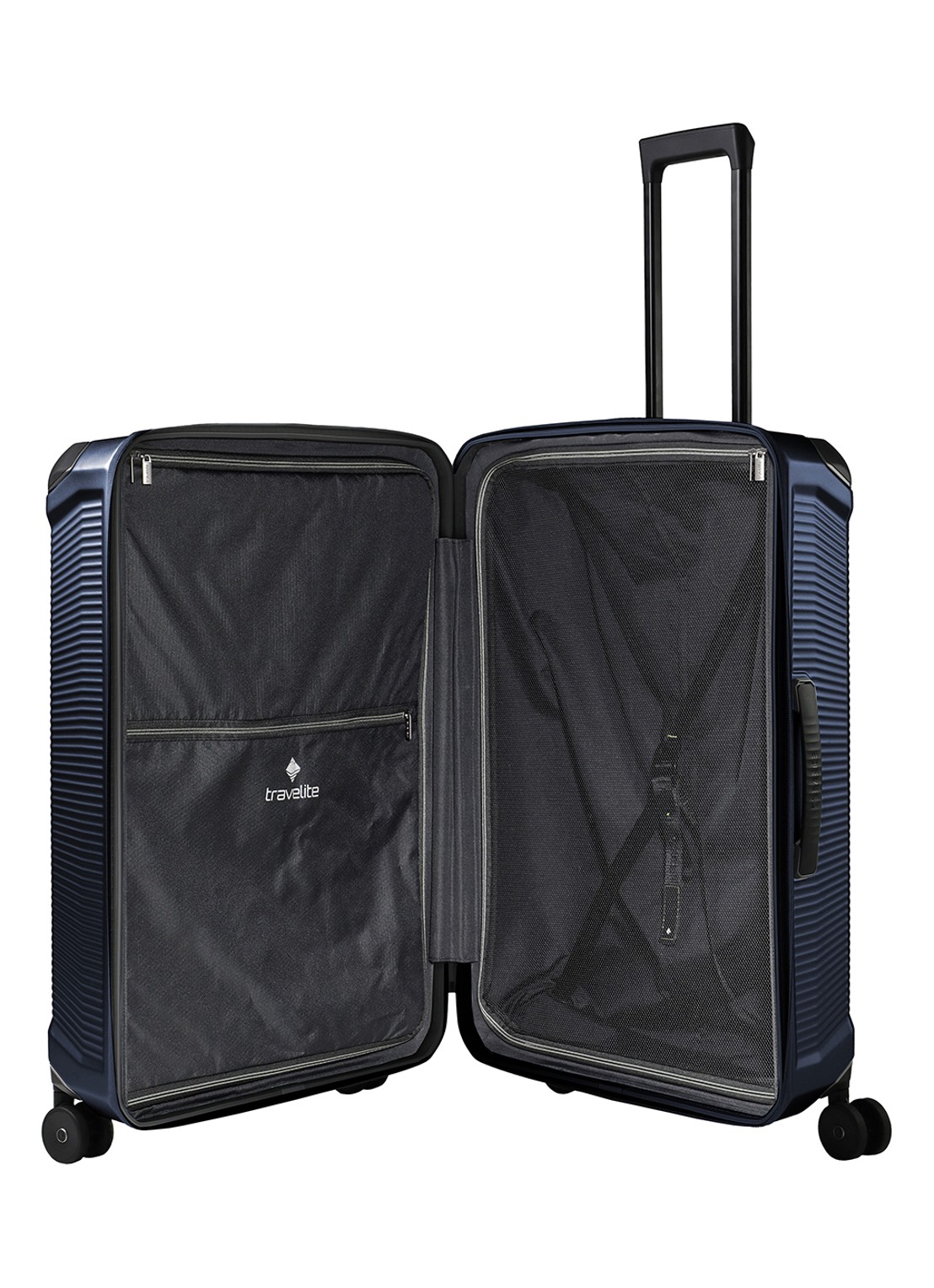 Travelite Millennium spinner 76 cm - detail donkerblauw