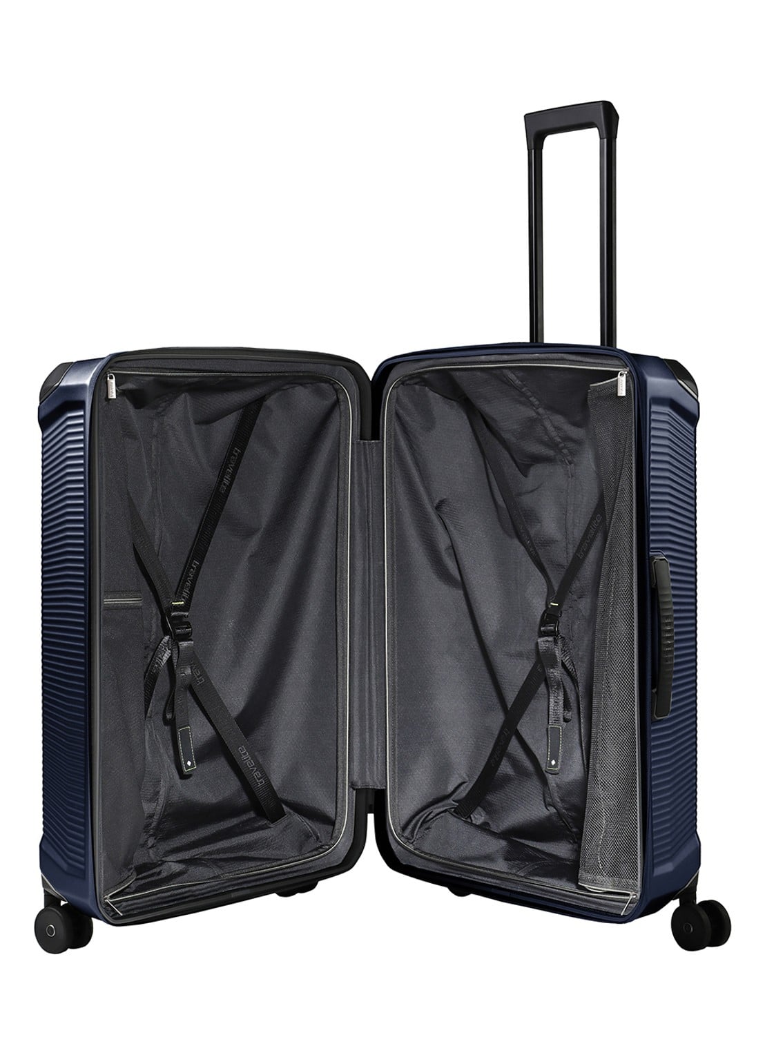 Travelite Millennium spinner 76 cm - detail 2 donkerblauw