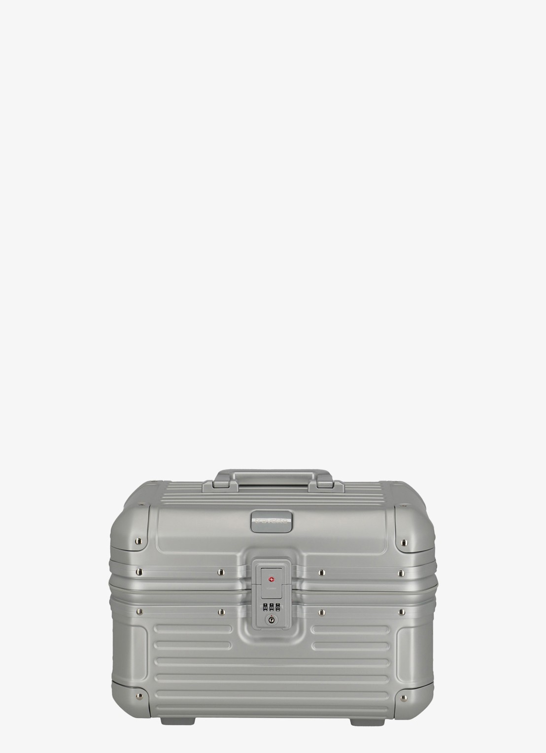 Travelite Next beautycase - voorkant zilver
