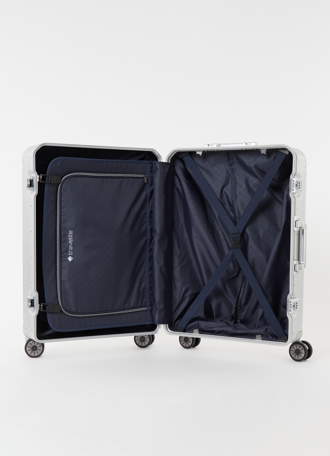 Travelite Next Spinner M 67 cm - detail 3 zilver