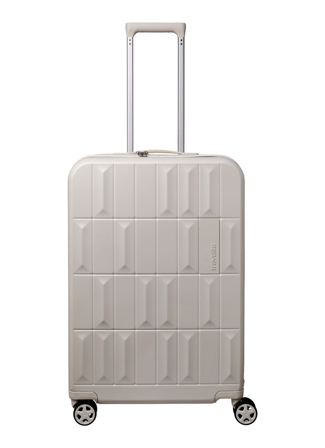Travelite Panello vergrootbare spinner 65 cm - voorkant wit