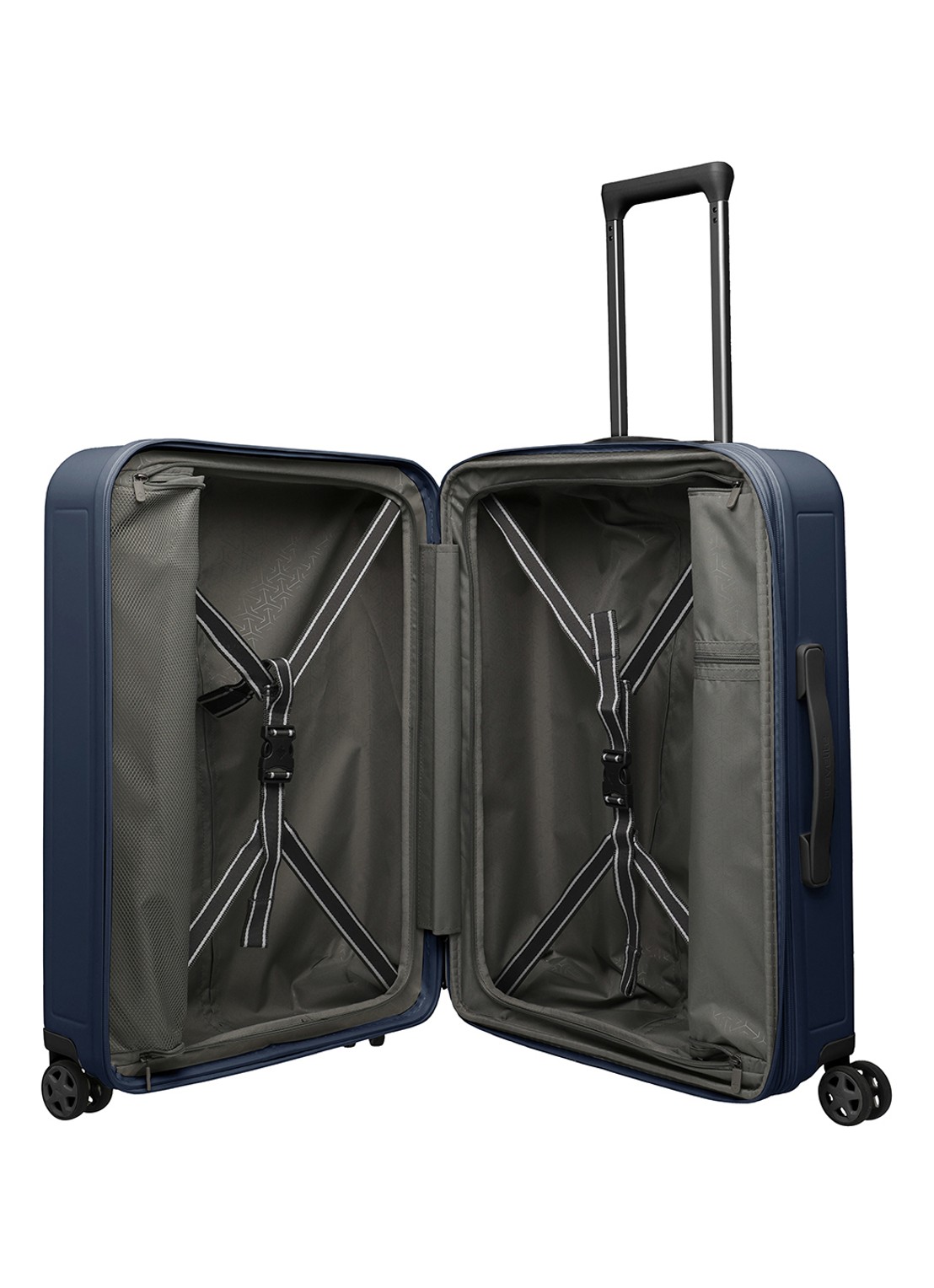 Travelite Panello vergrootbare spinner 65 cm - detail donkerblauw