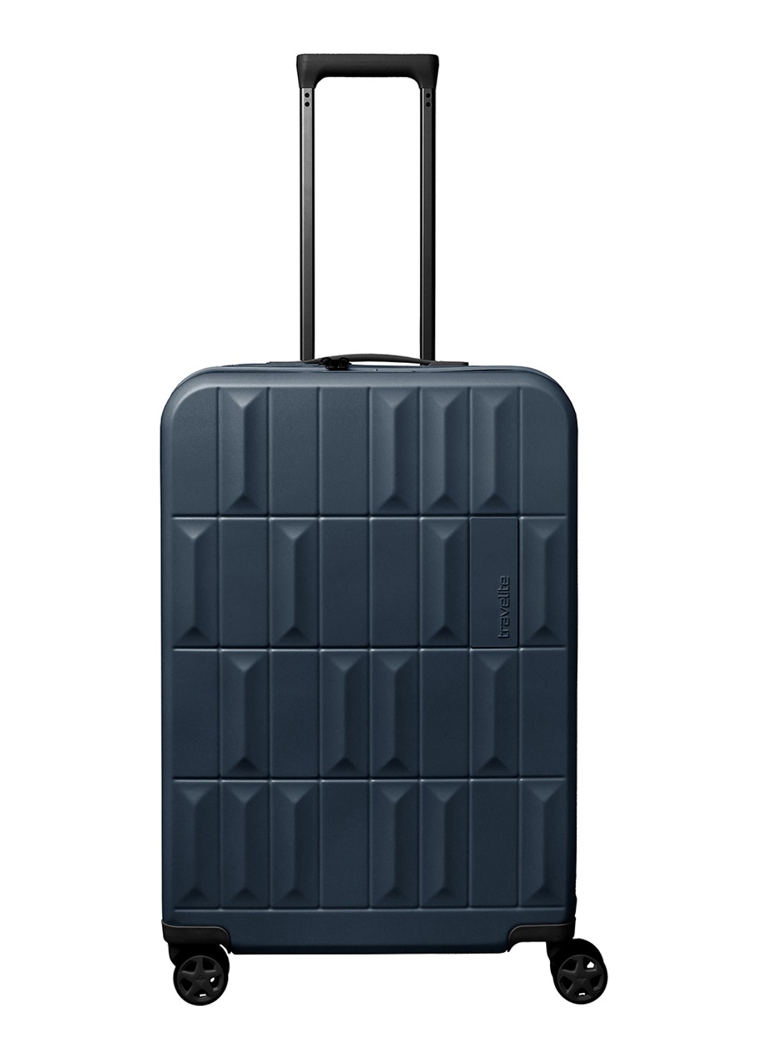 Travelite Panello vergrootbare spinner 65 cm - voorkant 5 donkerblauw