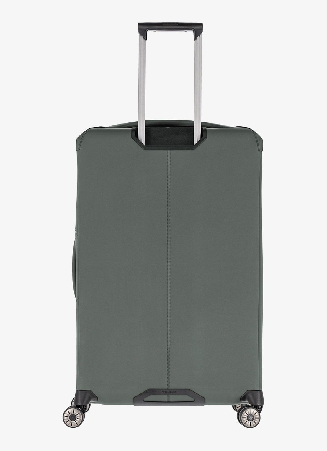 Travelite Priima L vergrootbare spinner 79 cm - achterkant 3 olijfgroen