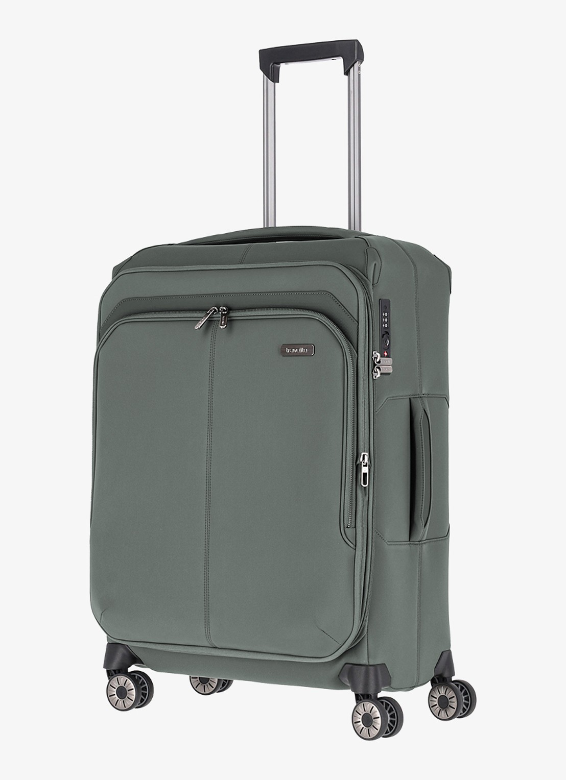 Travelite Priima M vergrootbare spinner 68 cm - detail 2 olijfgroen
