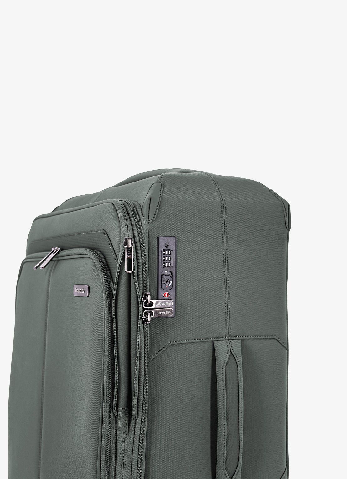 Travelite Priima M vergrootbare spinner 68 cm - detail 5 olijfgroen