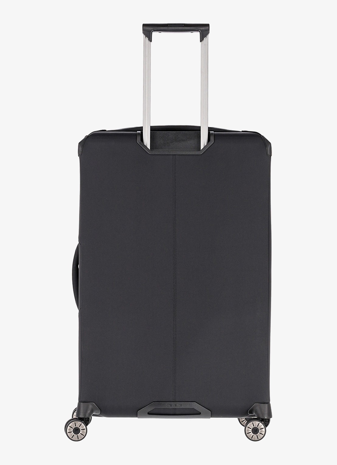 Travelite Priima vergrootbare spinner L 79 cm - achterkant zwart