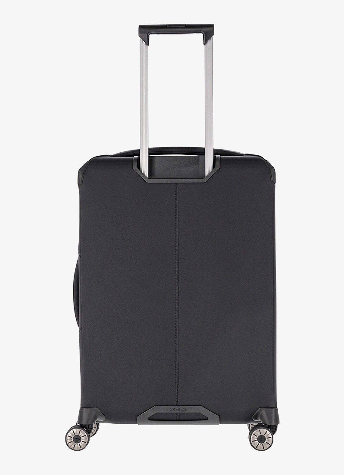 Travelite Priima vergrootbare spinner M 68 cm - achterkant zwart