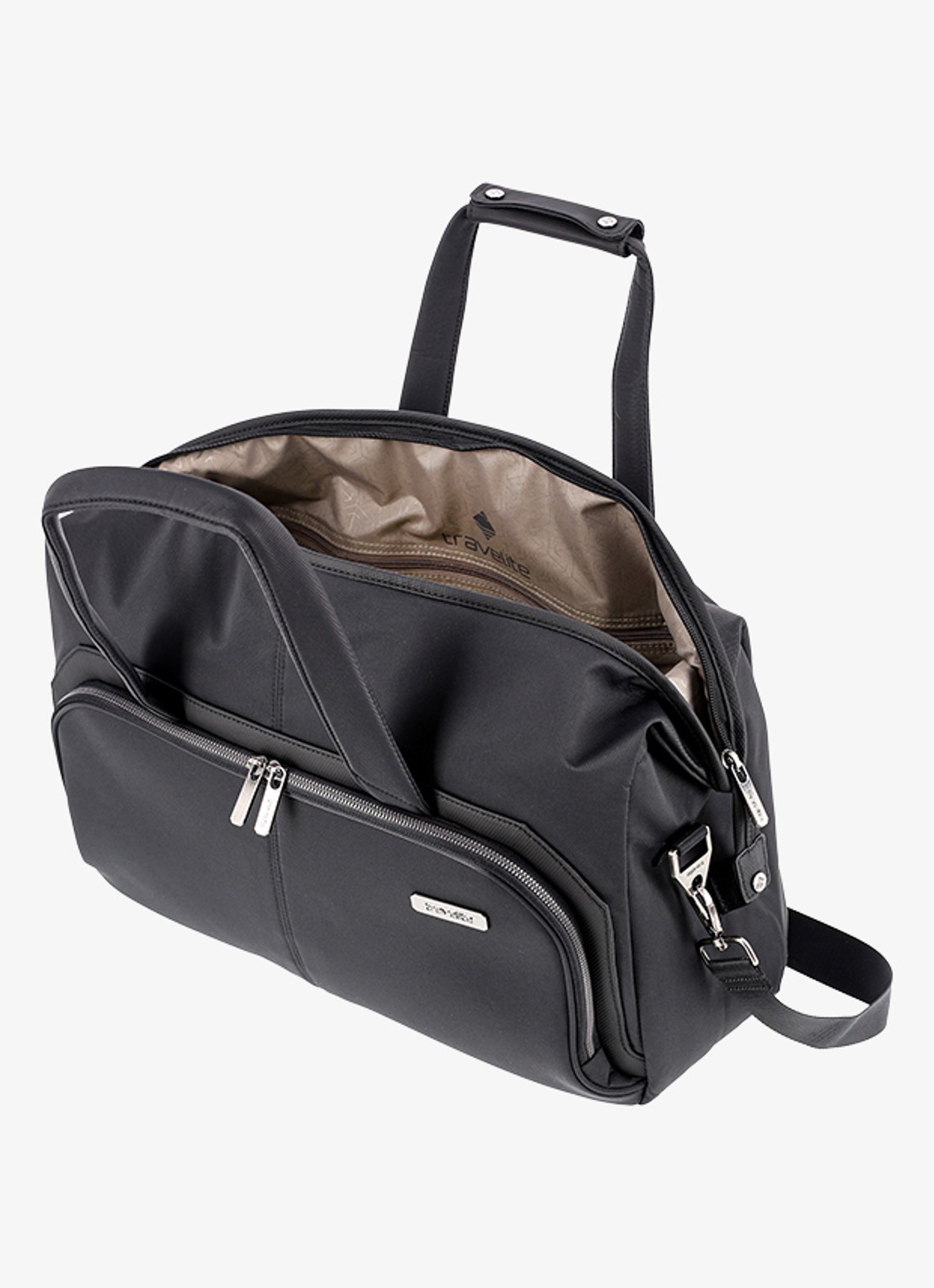 Travelite Priima weekendtas met afneembare schouderriem - detail 6 zwart