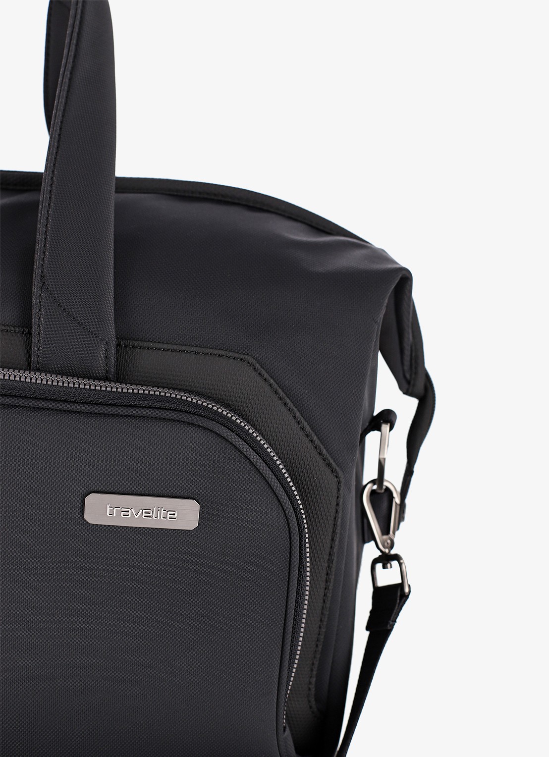 Travelite Priima weekendtas met afneembare schouderriem - detail 8 zwart