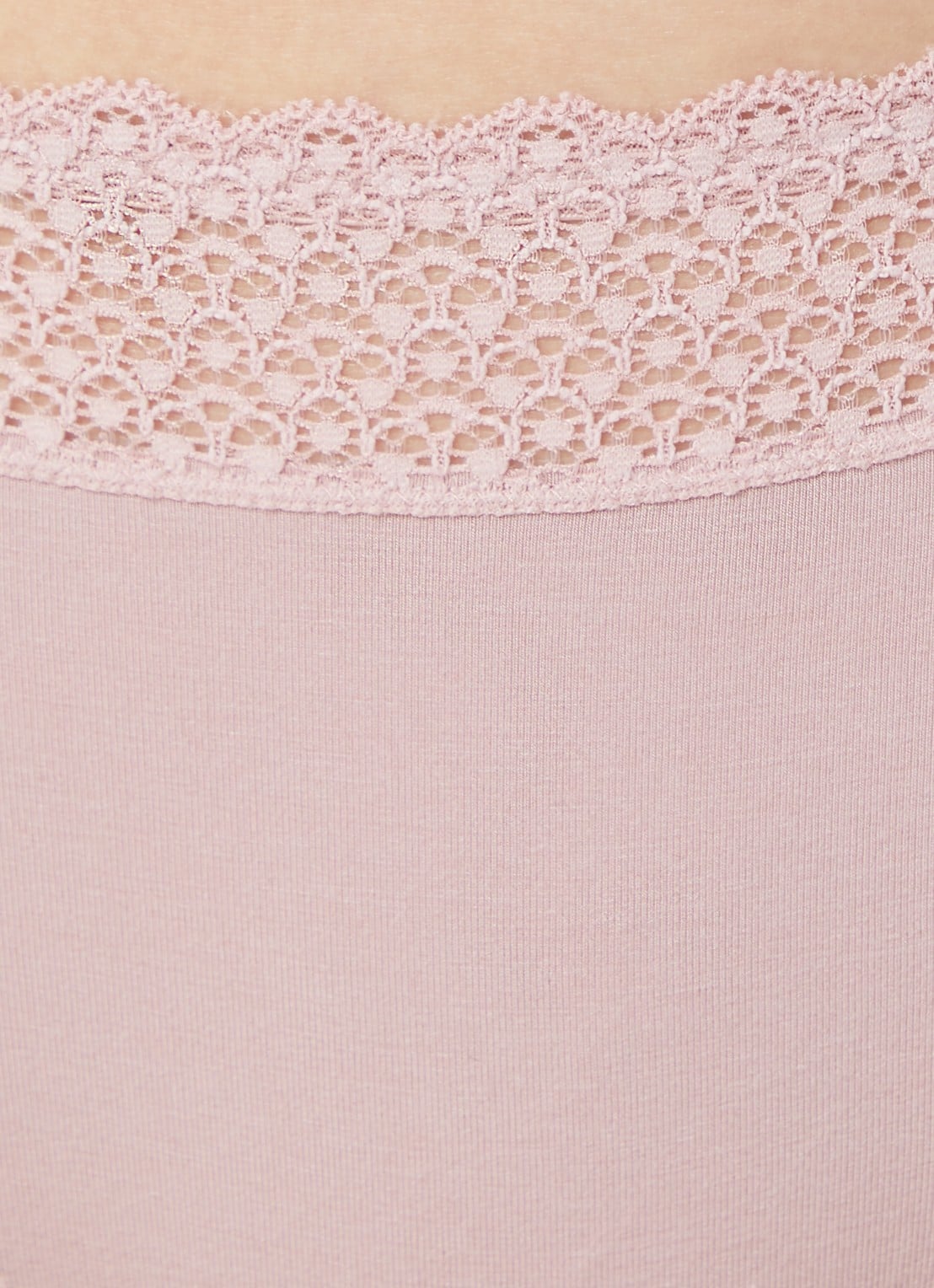 Triumph Feel of Modal string met kant - detail 4 oudroze