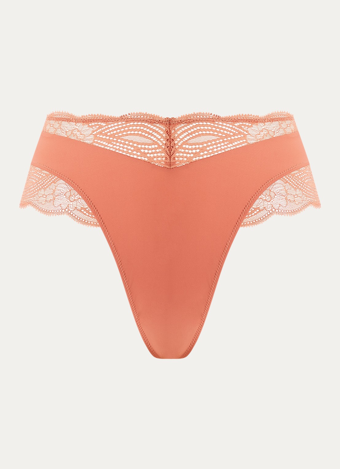 Triumph Lift Smart hipster met kant - voorkant donkeroranje