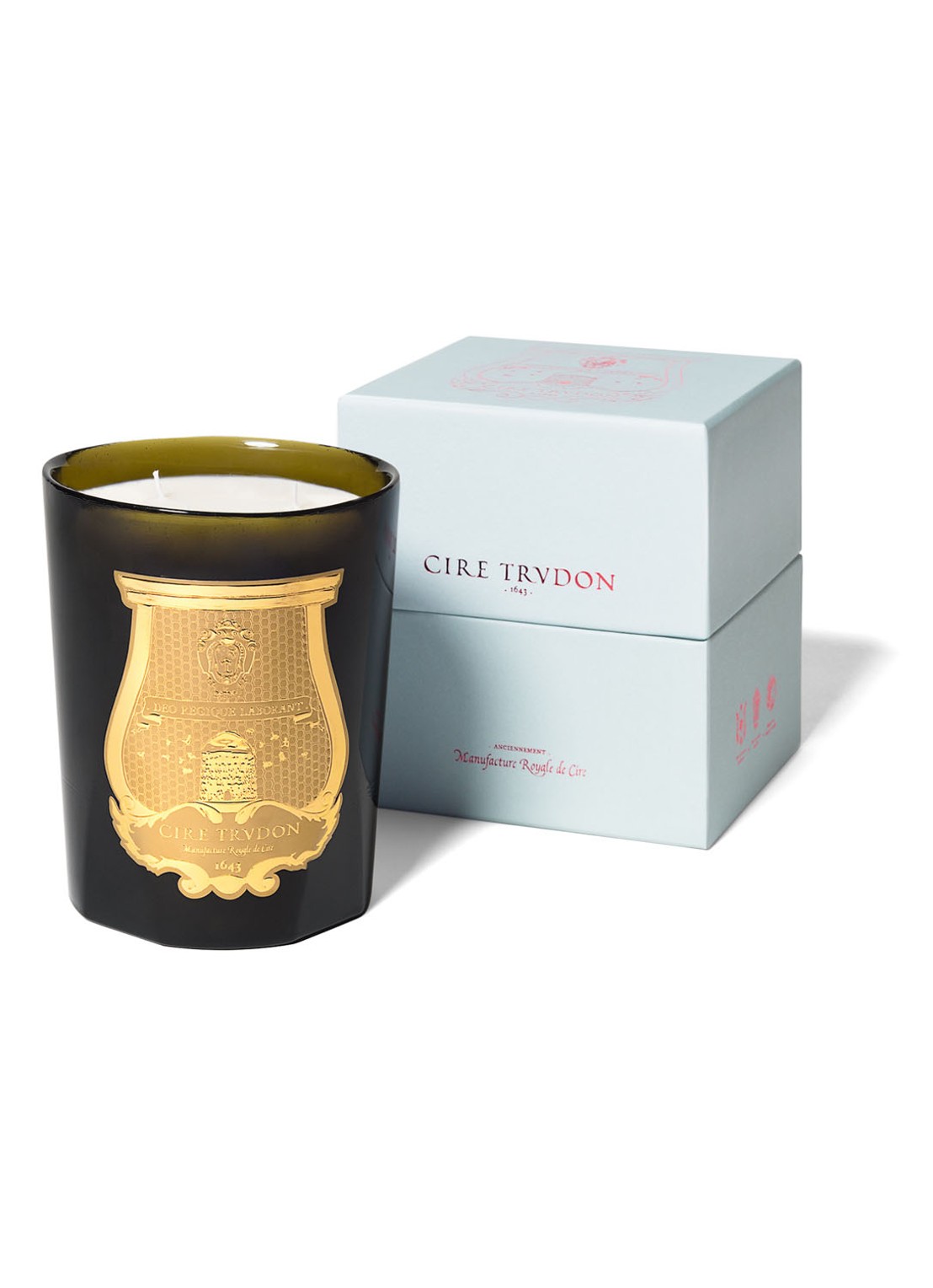 Trudon Abd El Kadar geurkaars 800 gram - detail 2 olijfgroen