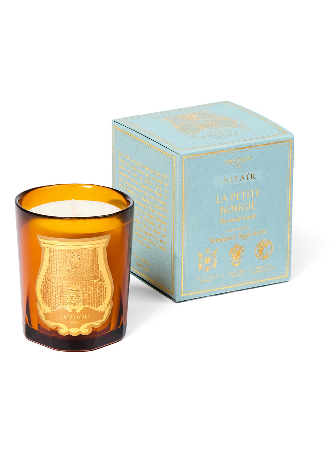 Trudon Altaïr geurkaars 70 gram - voorkant 2 beige