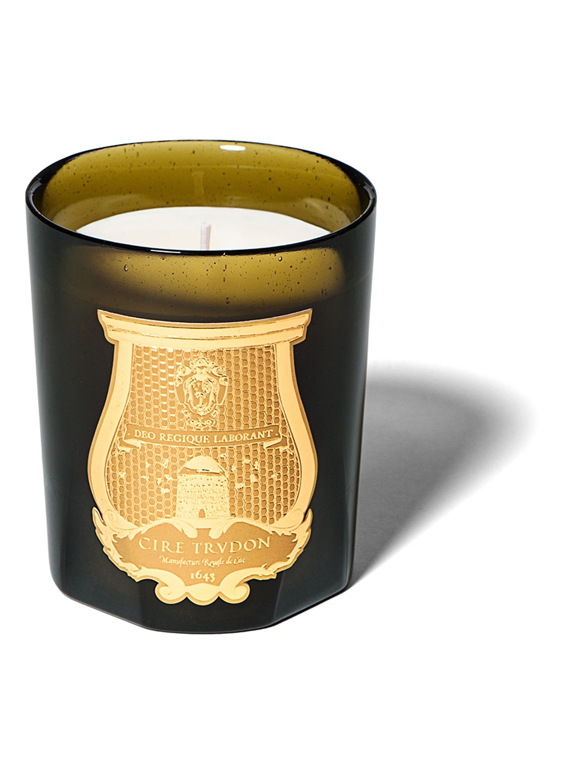 Trudon Ernesto geurkaars 270 gram - voorkant 2 olijfgroen