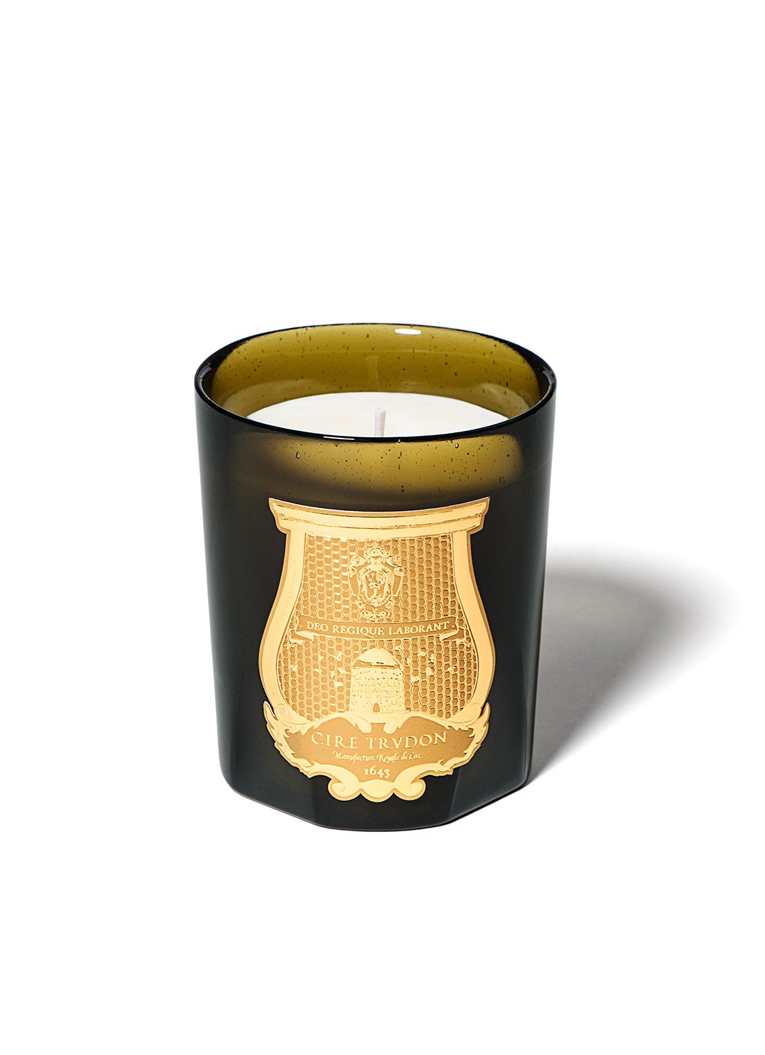 Trudon Gabriel geurkaars 270 gram - voorkant donkergroen