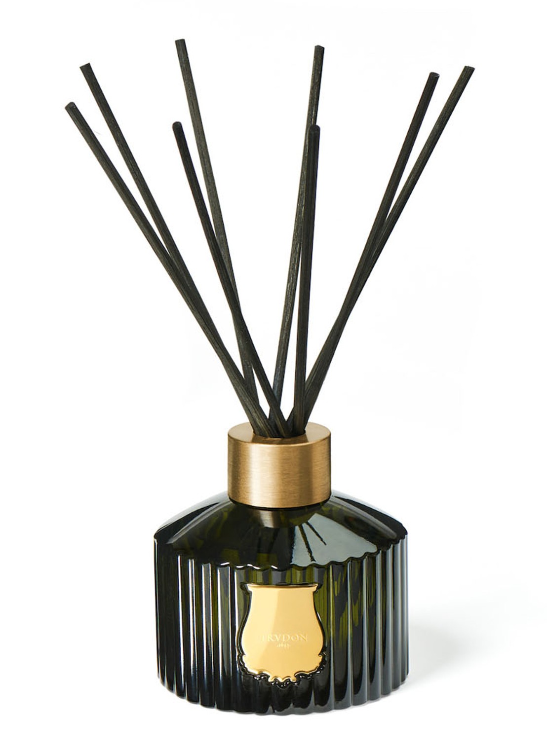Trudon Gabriel geurstokjes 350 ml - voorkant legergroen