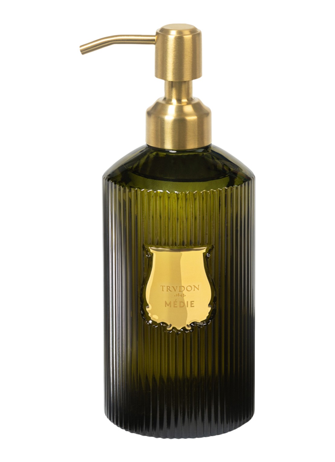 Trudon Médie handzeep 350 ml - voorkant donkergroen