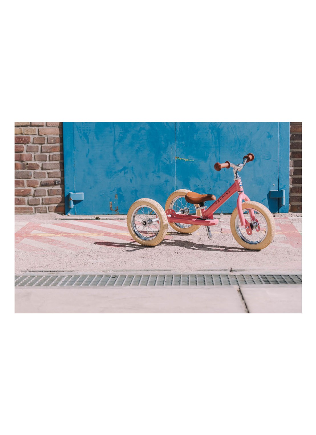 Trybike 2-in-1 loopfiets van staal - detail 4 roze