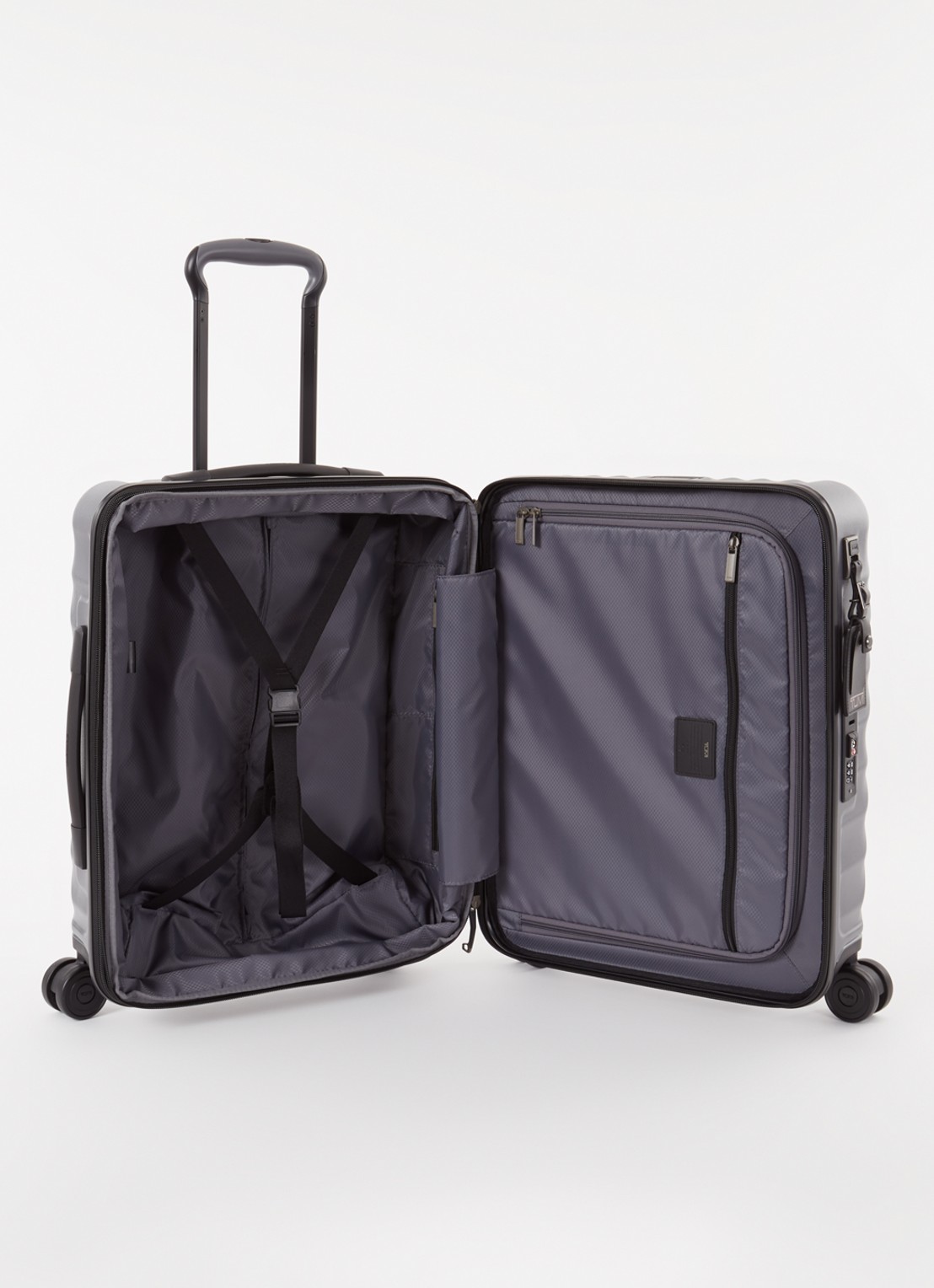 TUMI 19 Degree Continental uitbreidbare spinner 55 cm - voorkant 4 grijs