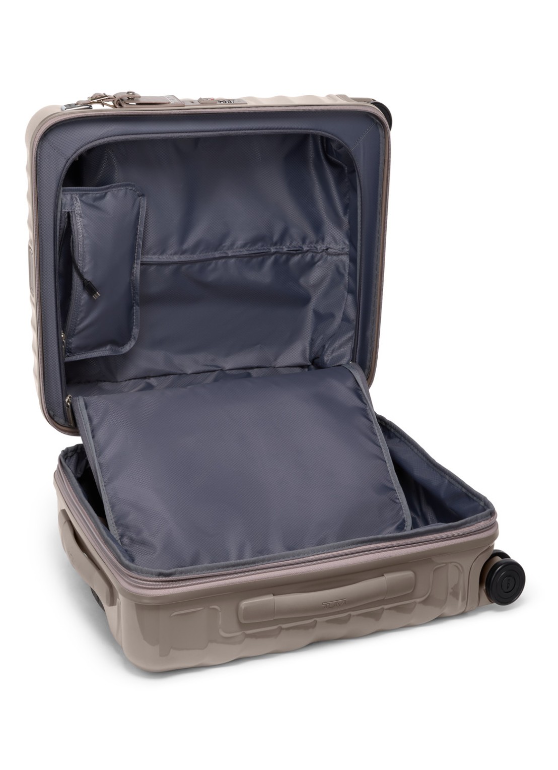 TUMI 19 Degree Continental vergrootbare spinner 55 cm - achterkant donkerbeige