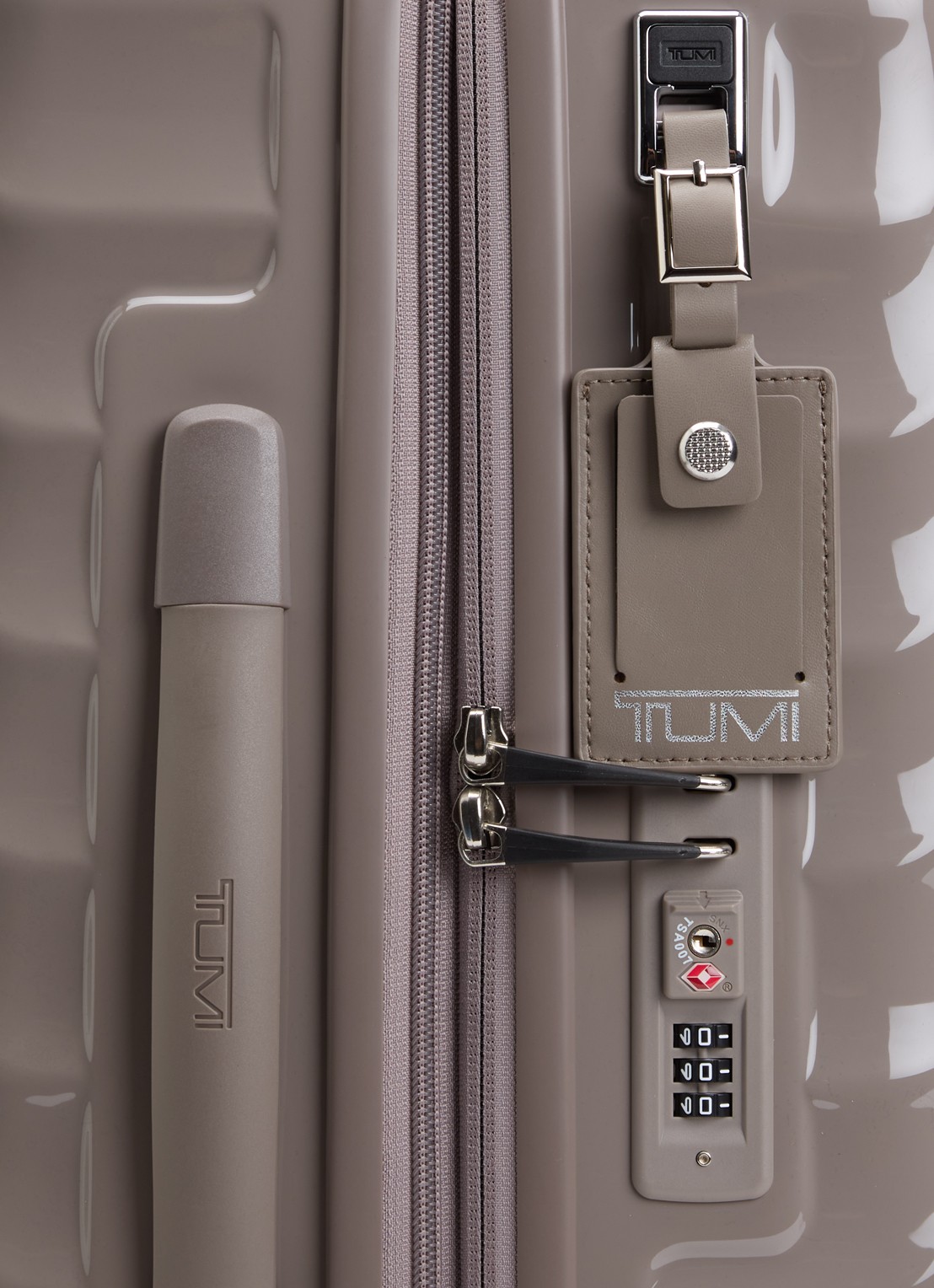 TUMI 19 Degree Continental vergrootbare spinner 55 cm - detail 6 donkerbeige