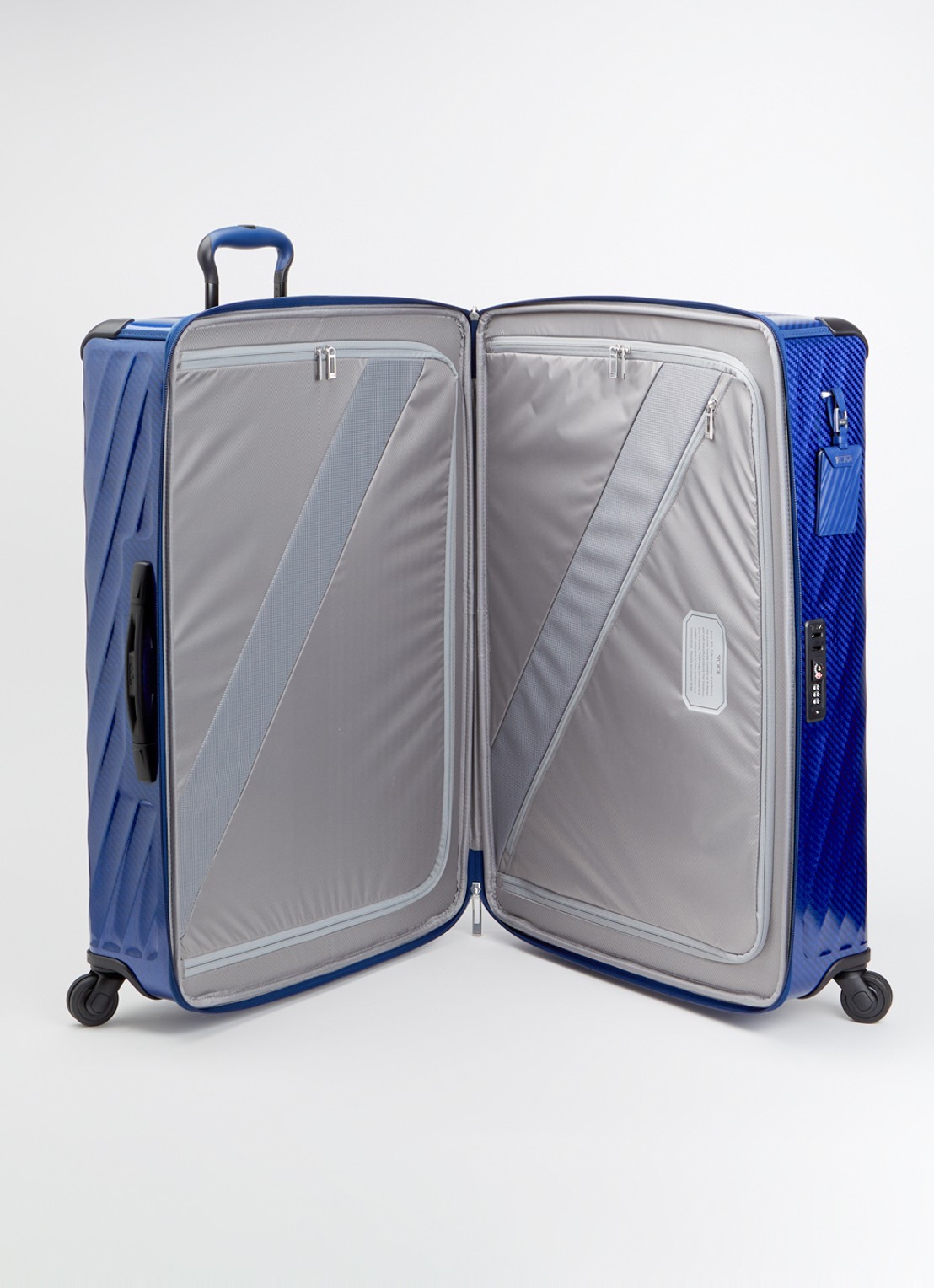 TUMI 19 Degree Extended Trip spinner 76 cm - voorkant 2 kobaltblauw