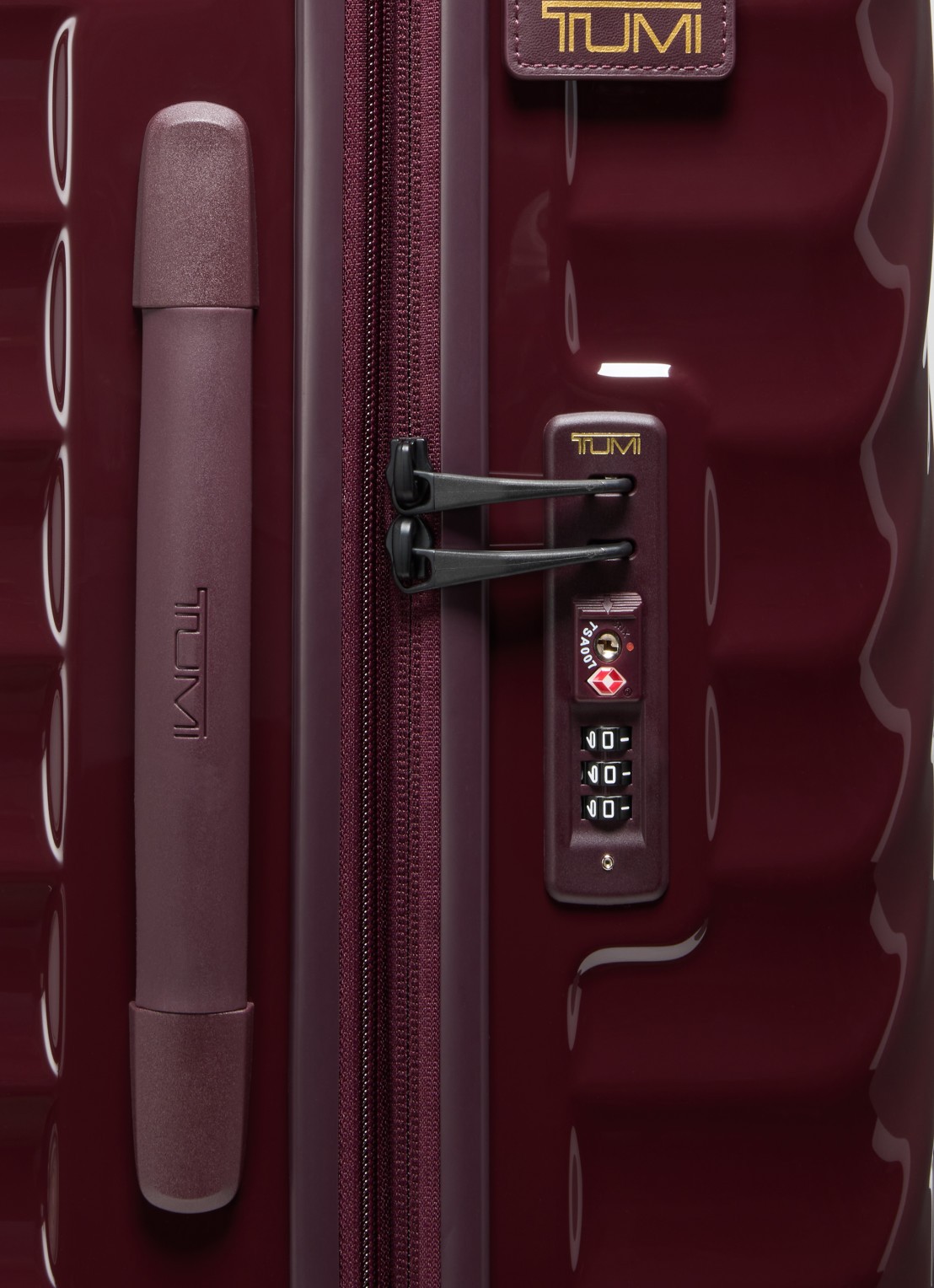 TUMI 19 Degree Extended Trip vergrootbare spinner met USB-poort 76 cm - detail 3 bordeauxrood