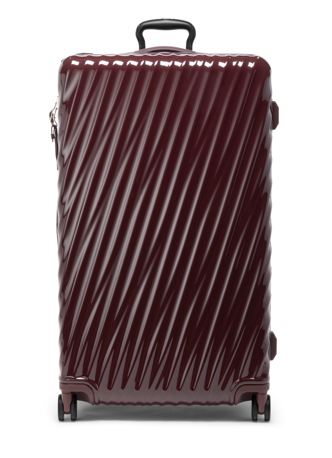 TUMI 19 Degree Extended Trip vergrootbare spinner met USB-poort 76 cm - voorkant 6 bordeauxrood