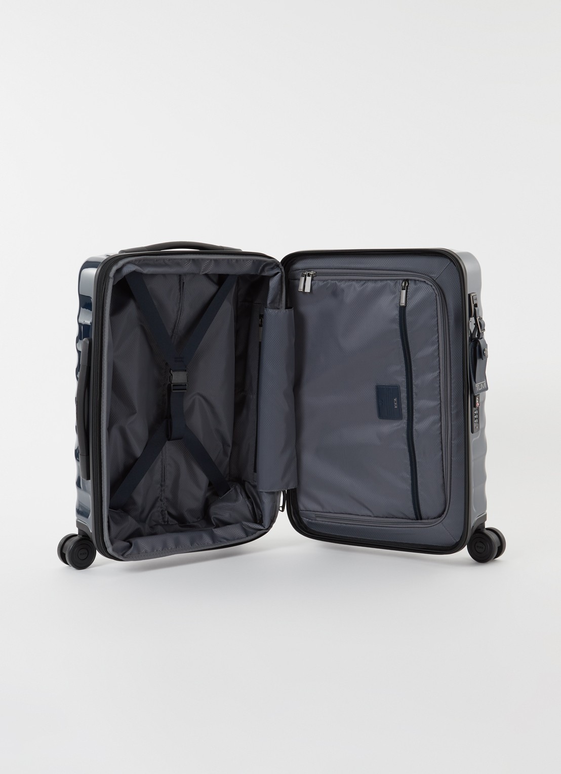 TUMI 19 Degree International vergrootbare spinner 55 cm  - detail 3 donkerblauw