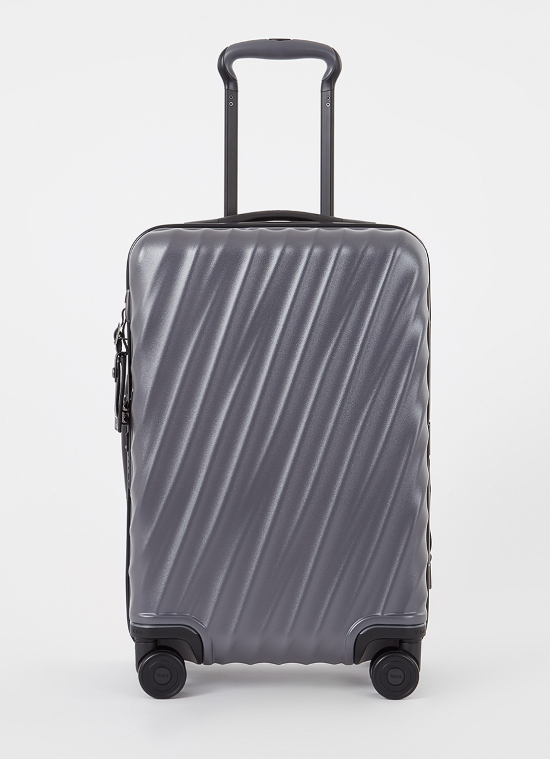 TUMI 19 Degree International vergrootbare spinner 55 cm - voorkant 3 donkergrijs
